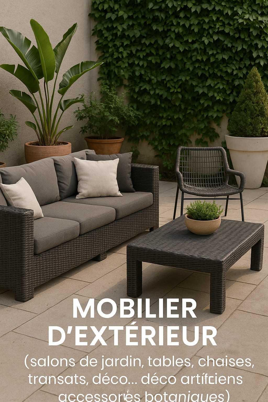 MOBILIER D'EXTÉRIEUR