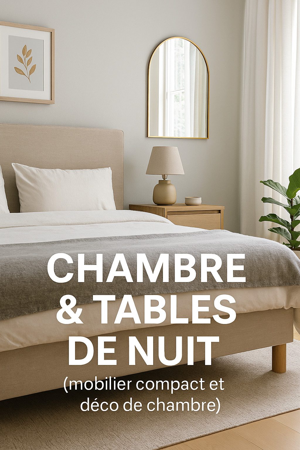 CHAMBRE & TABLES DE NUIT