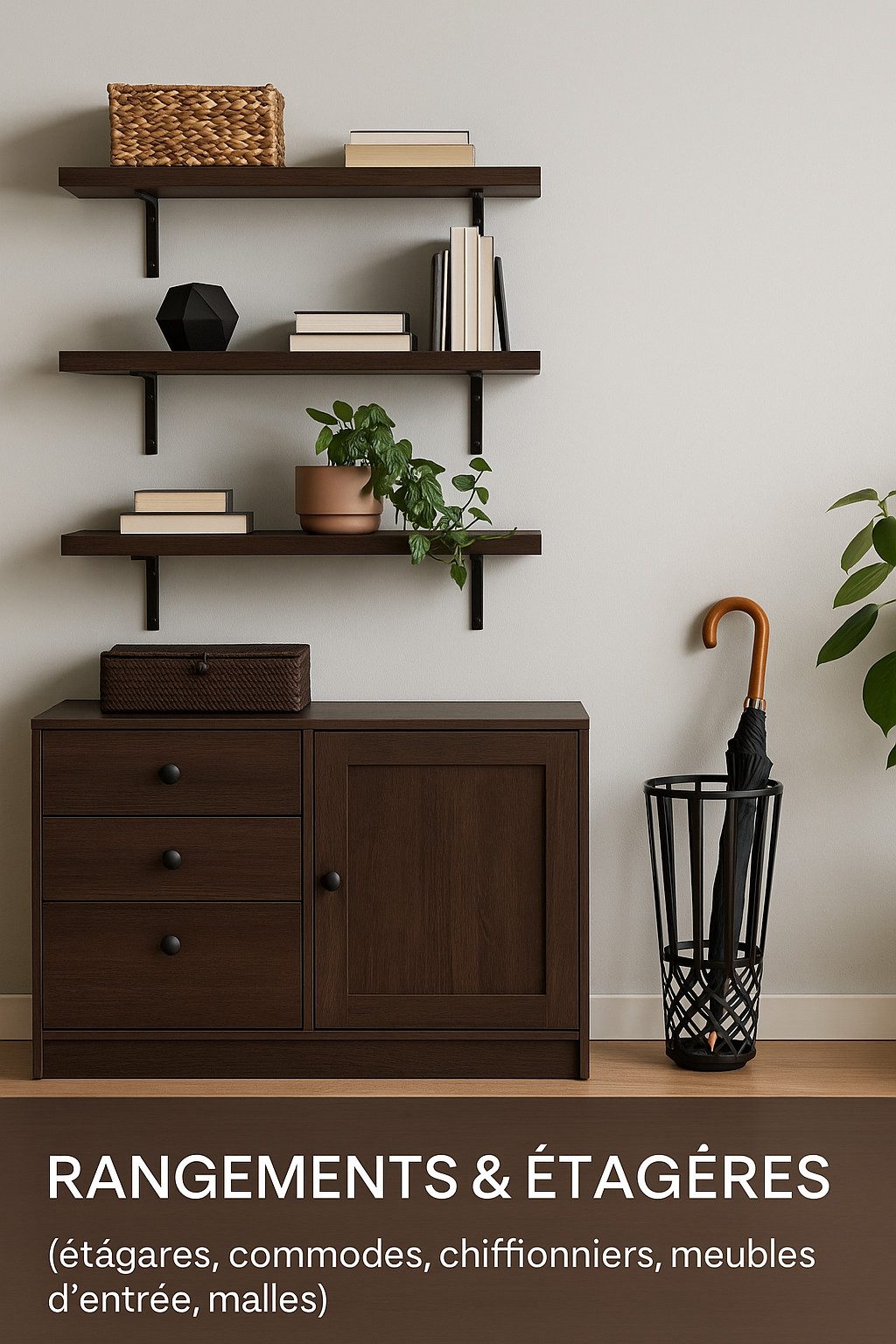 RANGEMENTS & ÉTAGÉRES