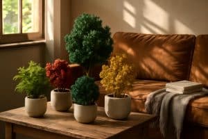 Créer une ambiance cosy avec des plantes stabilisées