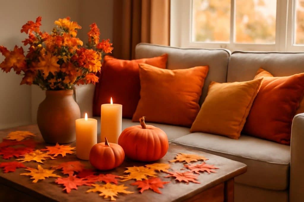 décoration, maison, déco murale, textile & confort, objets décoratifs, plantes déco, plaids cocooning, coussins déco, bois naturel, couleurs automnales, intérieur cosy, idées cadeaux déco, tendance automne