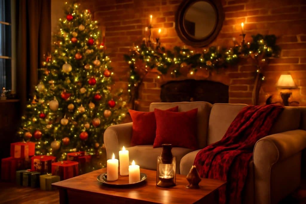 décoration, maison, déco noël, sapin déco, guirlandes lumineuses, arts de la table, cadeaux déco, idées cadeaux déco, tendances noël, ambiance festive, style scandinave, minimalisme déco, intérieur cosy