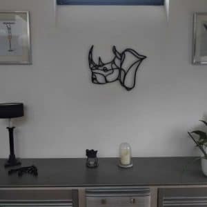 Rhinocéros origami décoratif