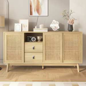 buffet rotin salon — LeMondeDeLaDeco.fr