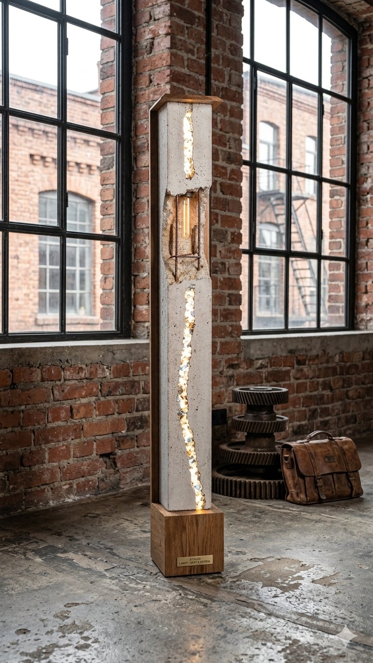luminaire mural béton design artisanal — LeMondeDeLaDeco.fr